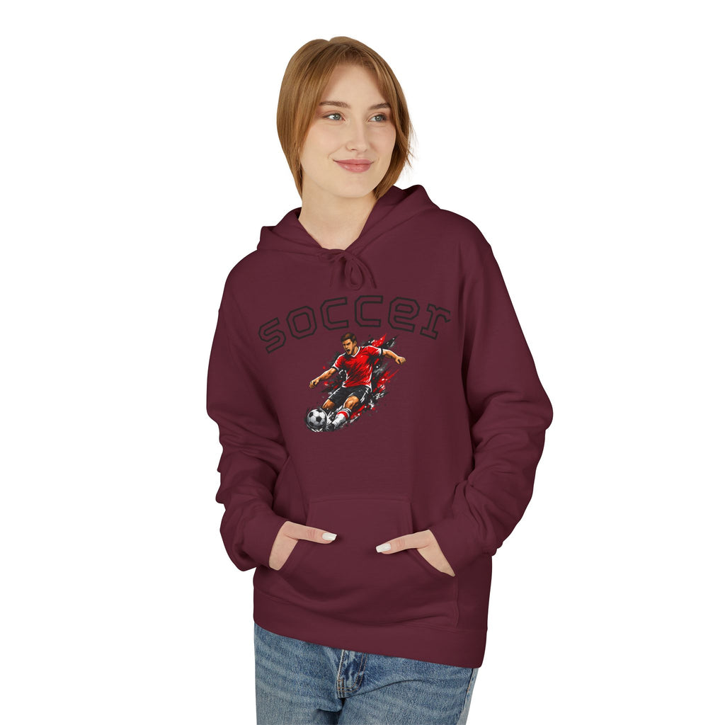 Soccer Player Graphic Hoodie