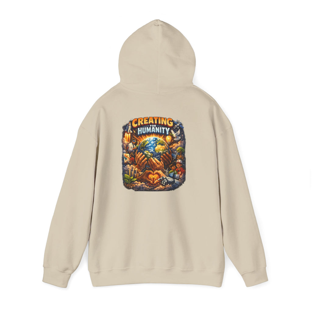 Earth & Hands Hoodie — Protect Humanity Graphic Pullover