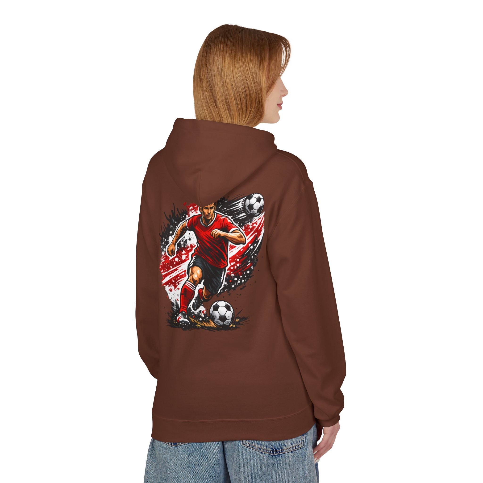 Soccer Player Graphic Hoodie