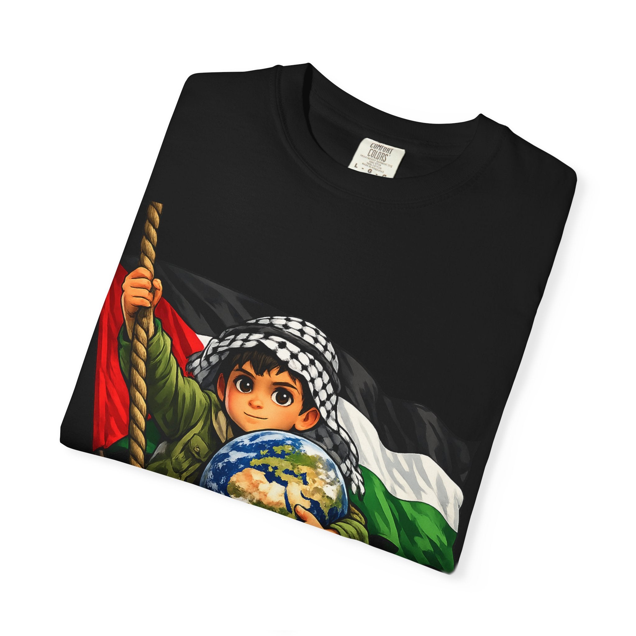 Hold On to Humanity T-Shirt — Palestinian Solidarity Graphic Tee
