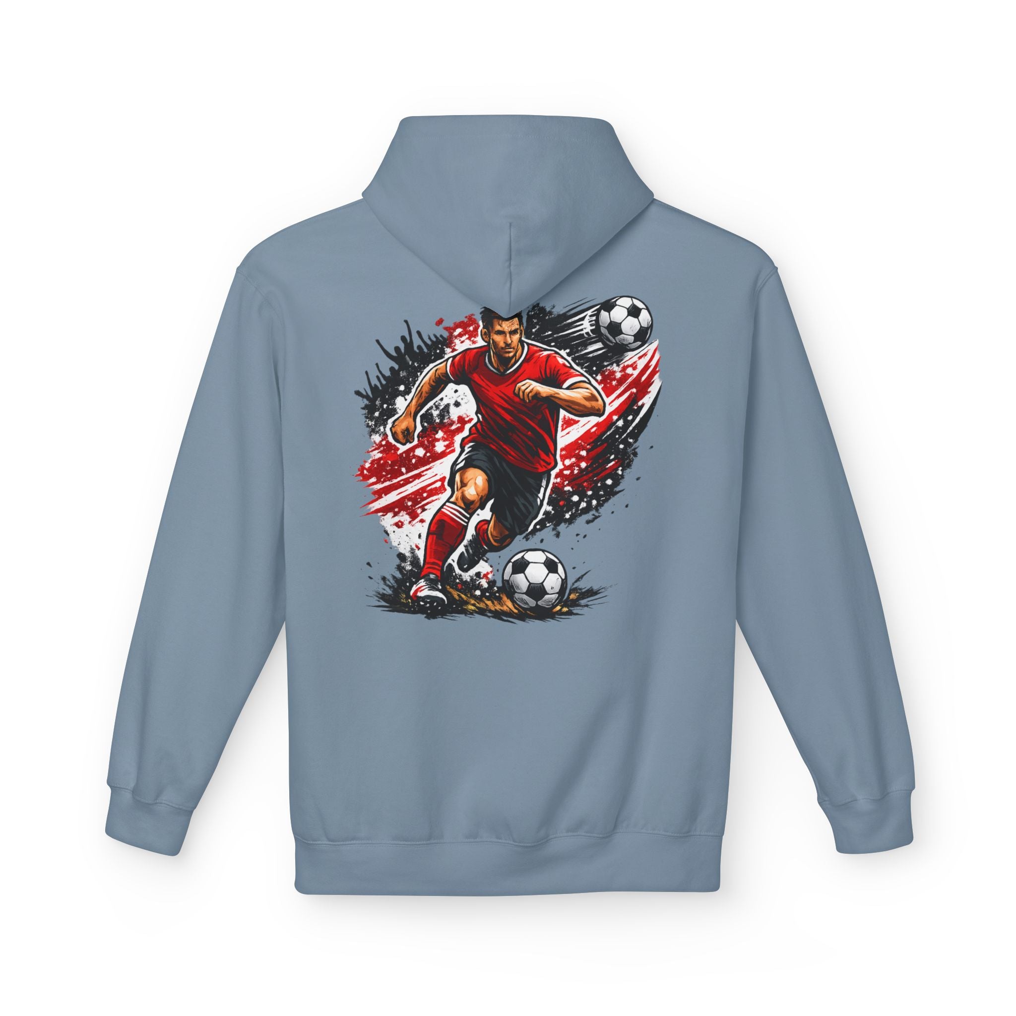 Soccer Player Graphic Hoodie