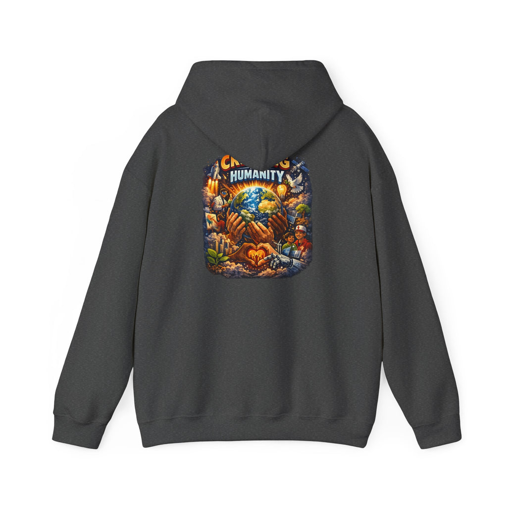 Earth & Hands Hoodie — Protect Humanity Graphic Pullover