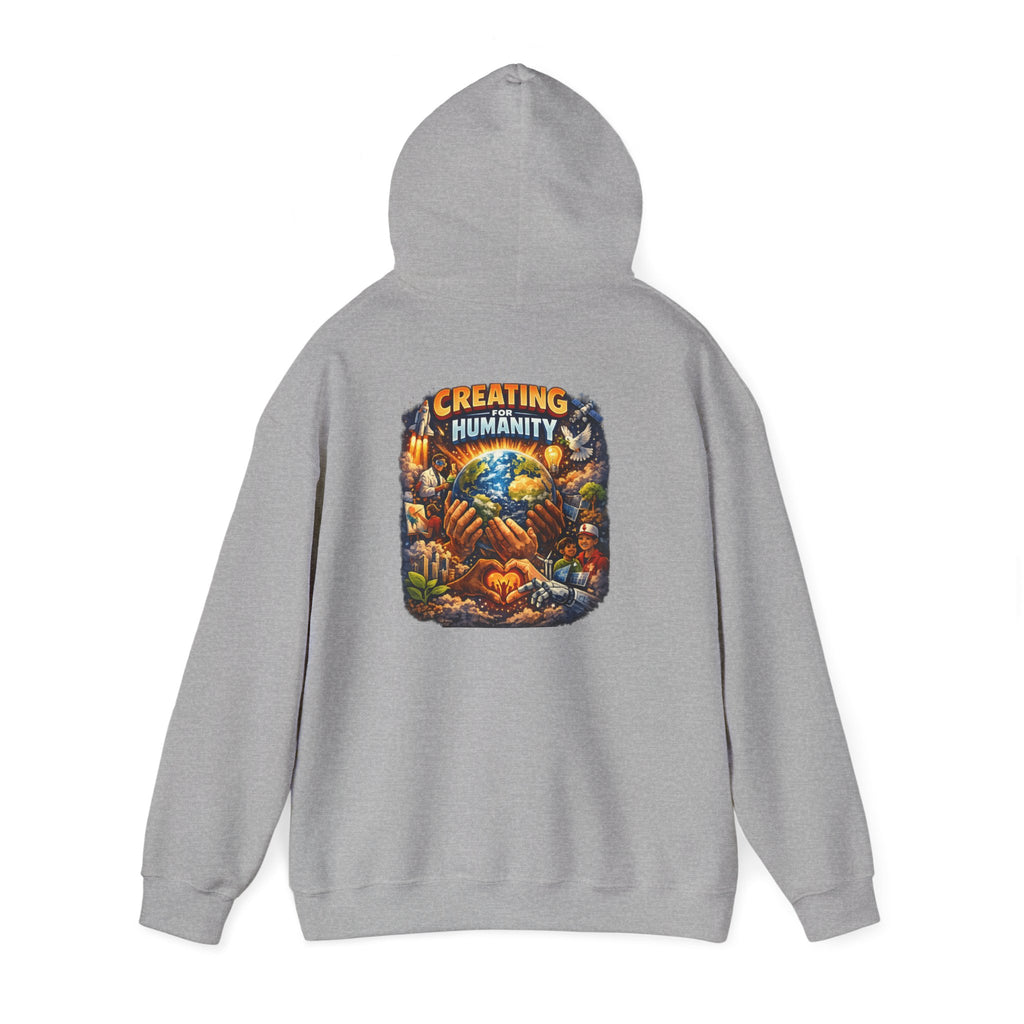 Earth & Hands Hoodie — Protect Humanity Graphic Pullover