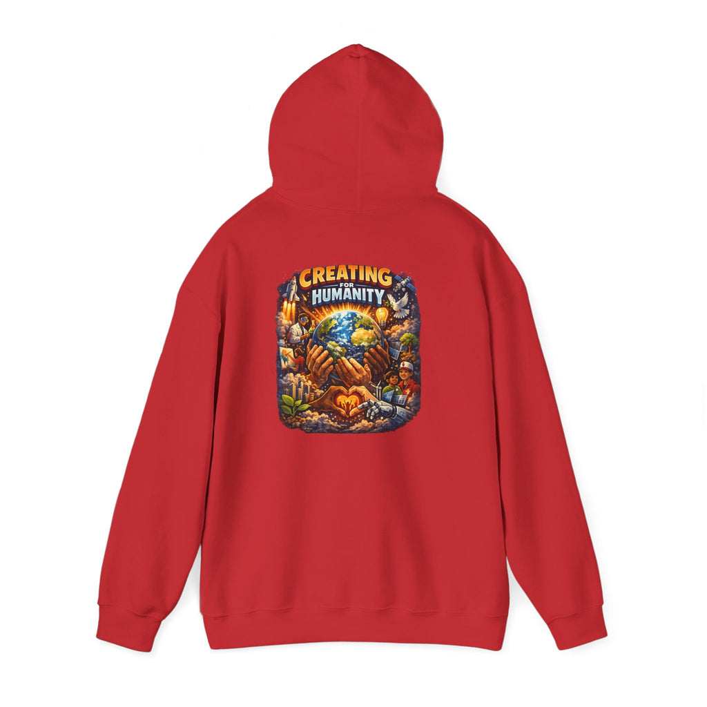 Earth & Hands Hoodie — Protect Humanity Graphic Pullover