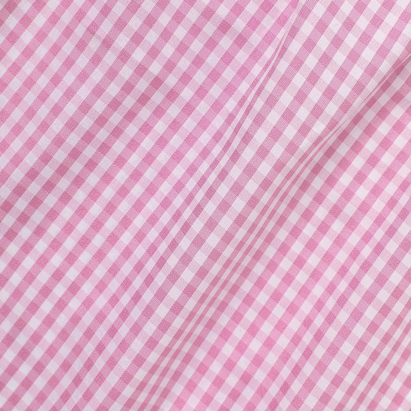 Infant Bbay Girls' Plaid Smocked Dress Short Sleeve Easter Bunny Rabbit Embroidery Casual Fashion Clothes