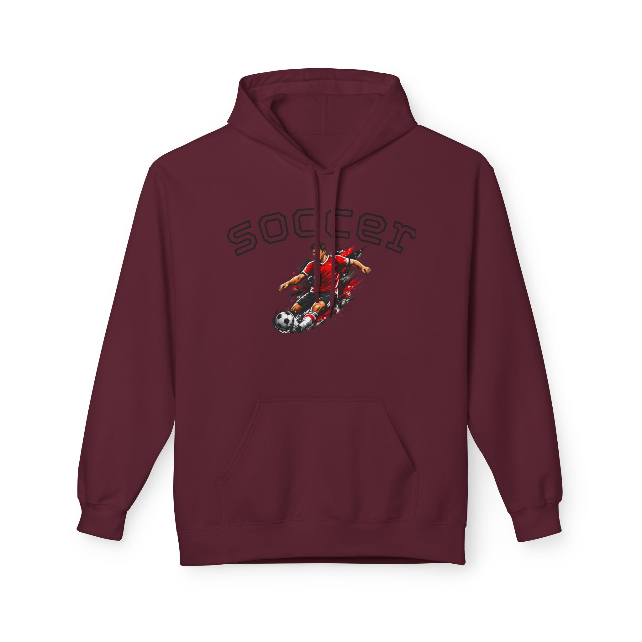 Soccer Player Graphic Hoodie