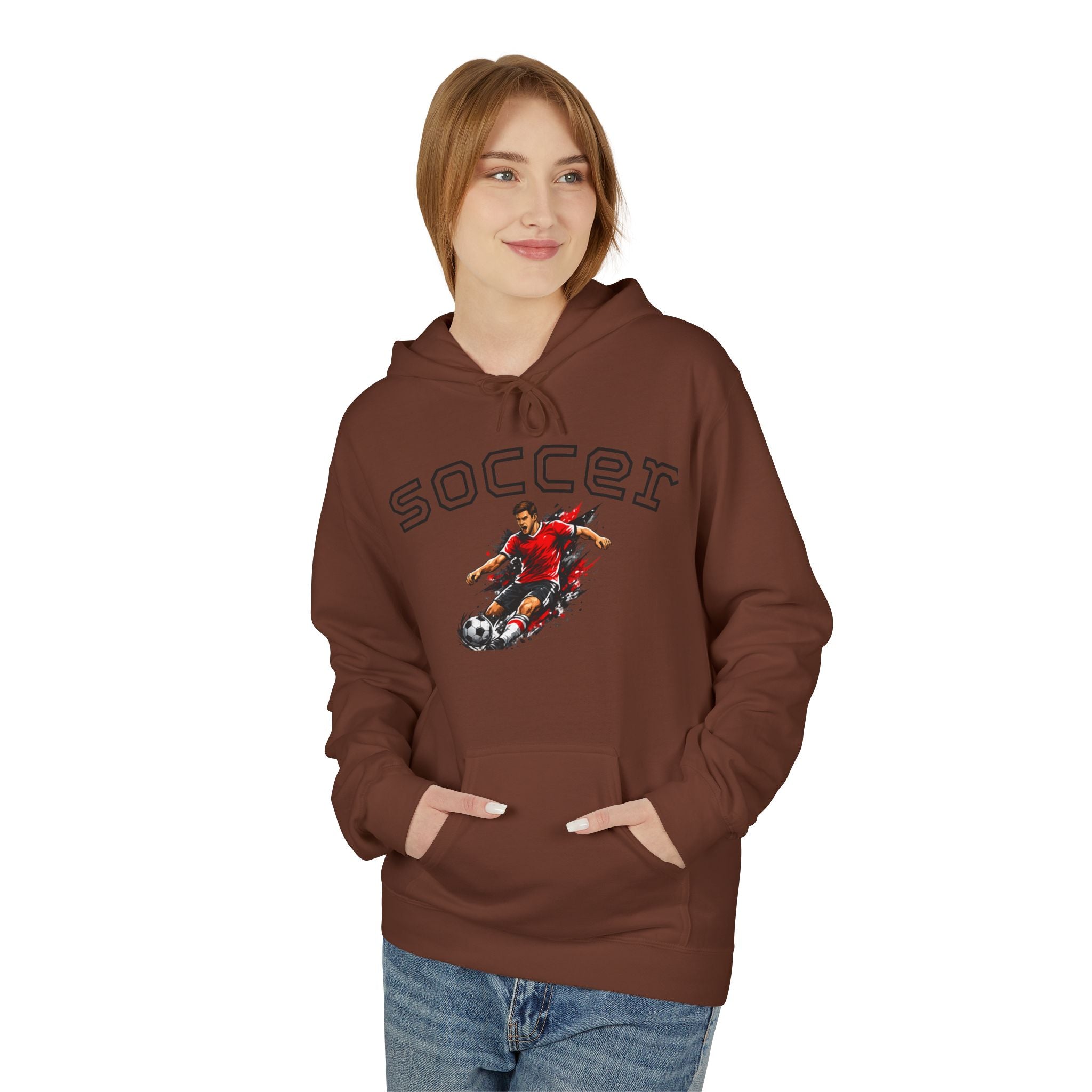 Soccer Player Graphic Hoodie