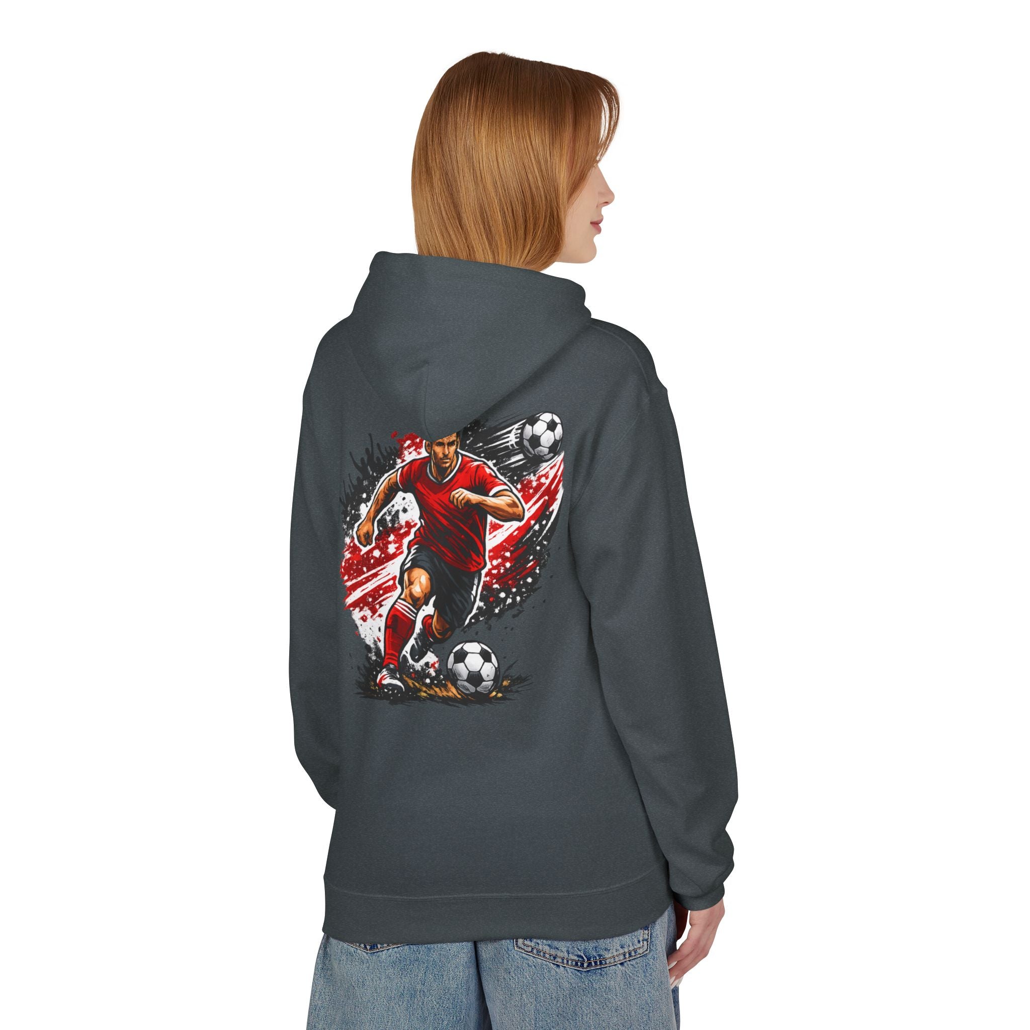 Soccer Player Graphic Hoodie